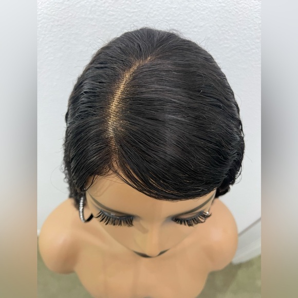 32” Top Quality 5x5 HD Lace, Raw Virgin Human Hair, 200% Density Wig, Size Small - Picture 5 of 14